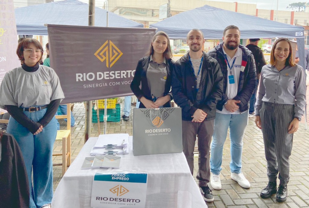 Rio Deserto participa de Feirão do Emprego em Otacílio Costa