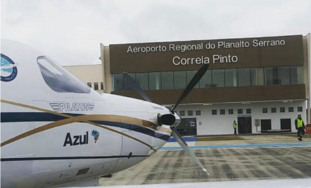 Azul inicia venda de passagens de voos partindo de Correia Pinto