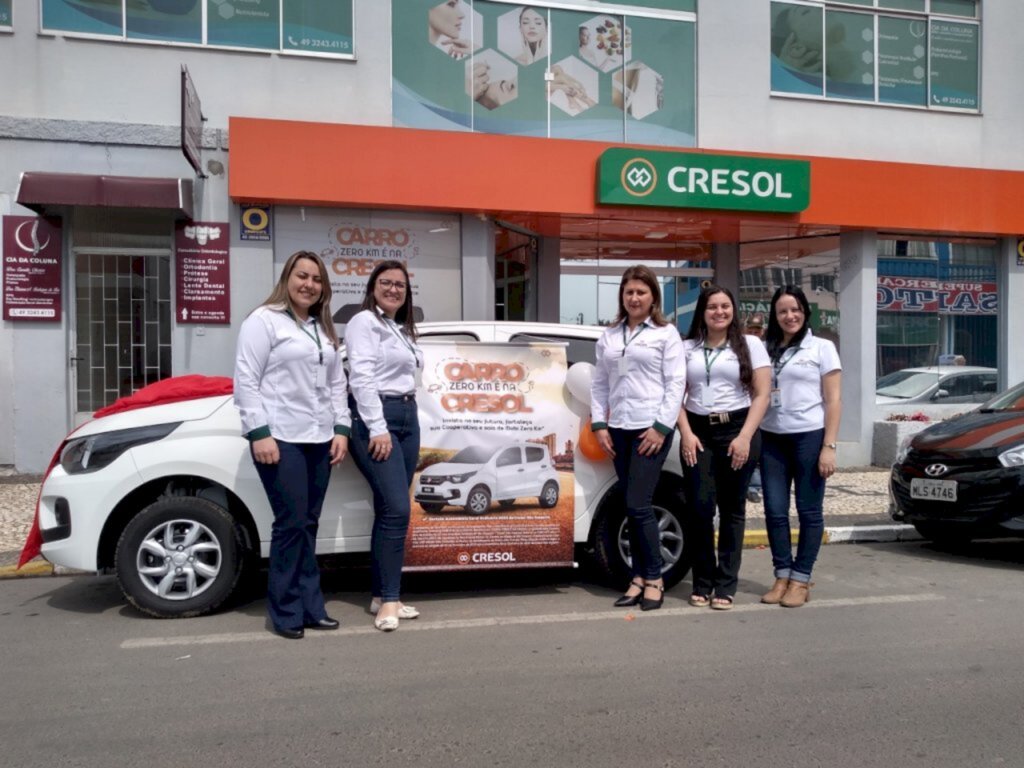 Carro zero Km é na Cresol