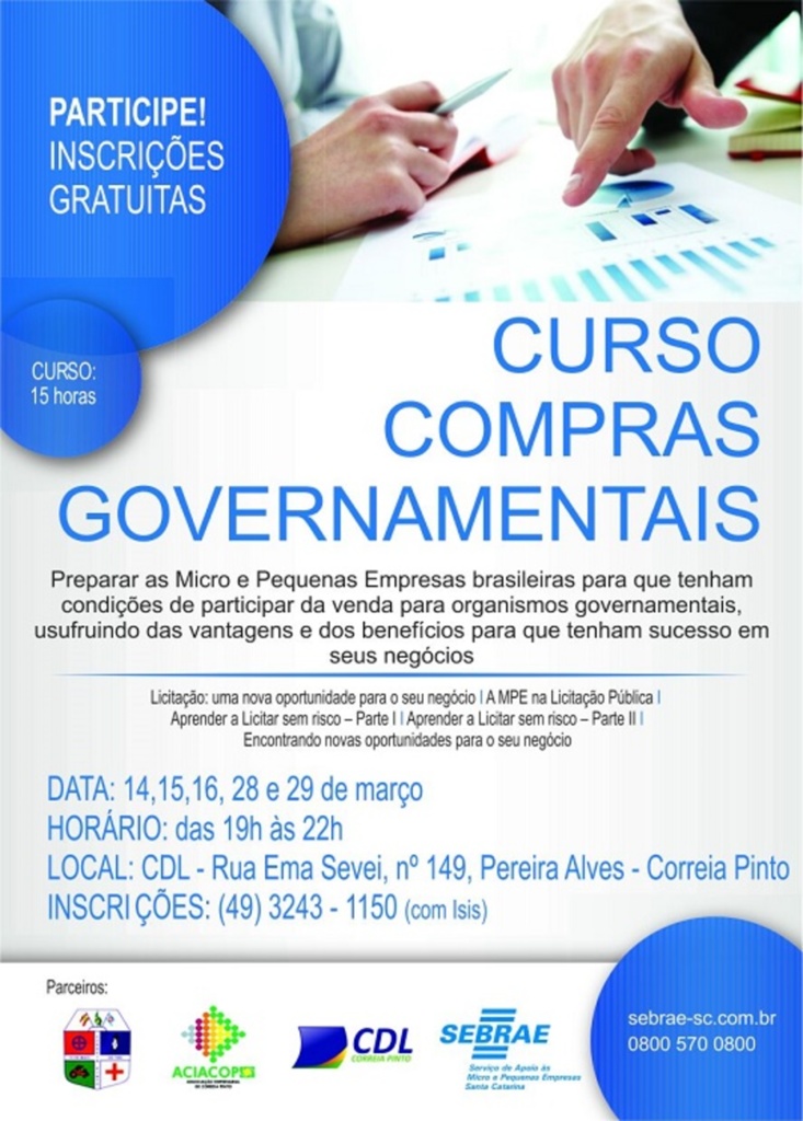 Curso de Compras Governamentais em C.P.