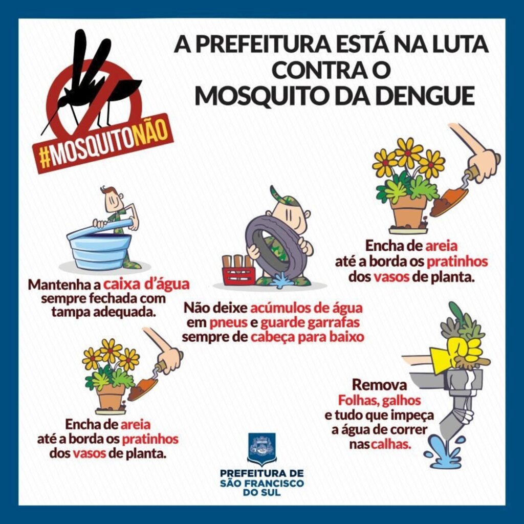 Vigilância Epidemiológica reforça recomendações sobre proliferação da dengue