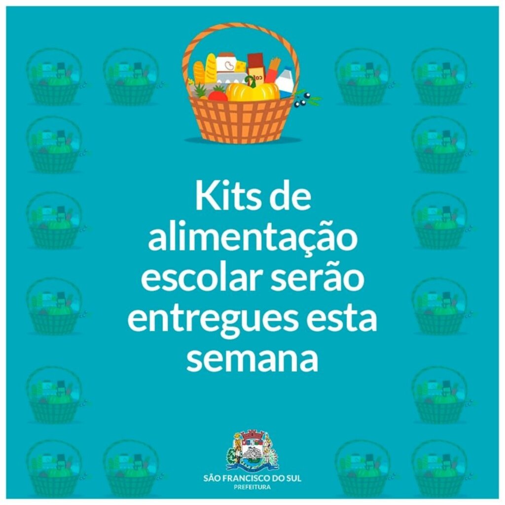 5.404 kits de alimentação escolar são entregues para os alunos da rede municipal de ensino