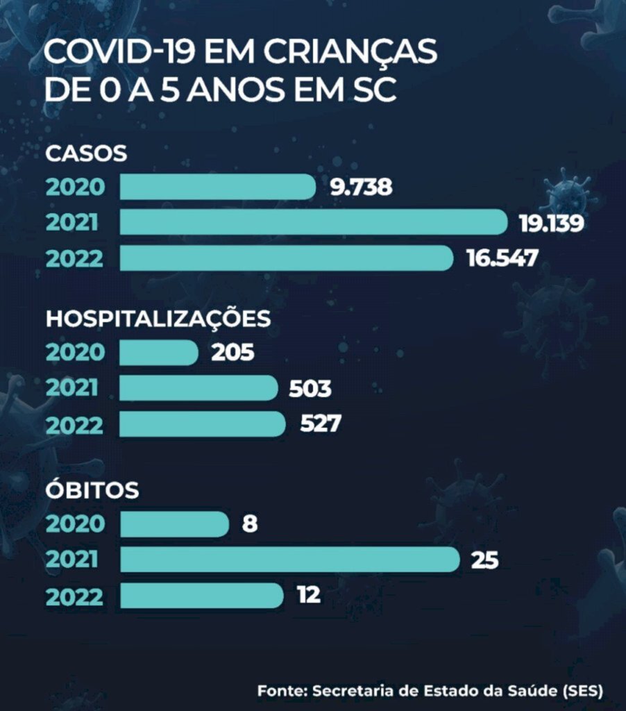 Vacinação de crianças contra a gripe cai de 75% para 51% em Santa Catarina