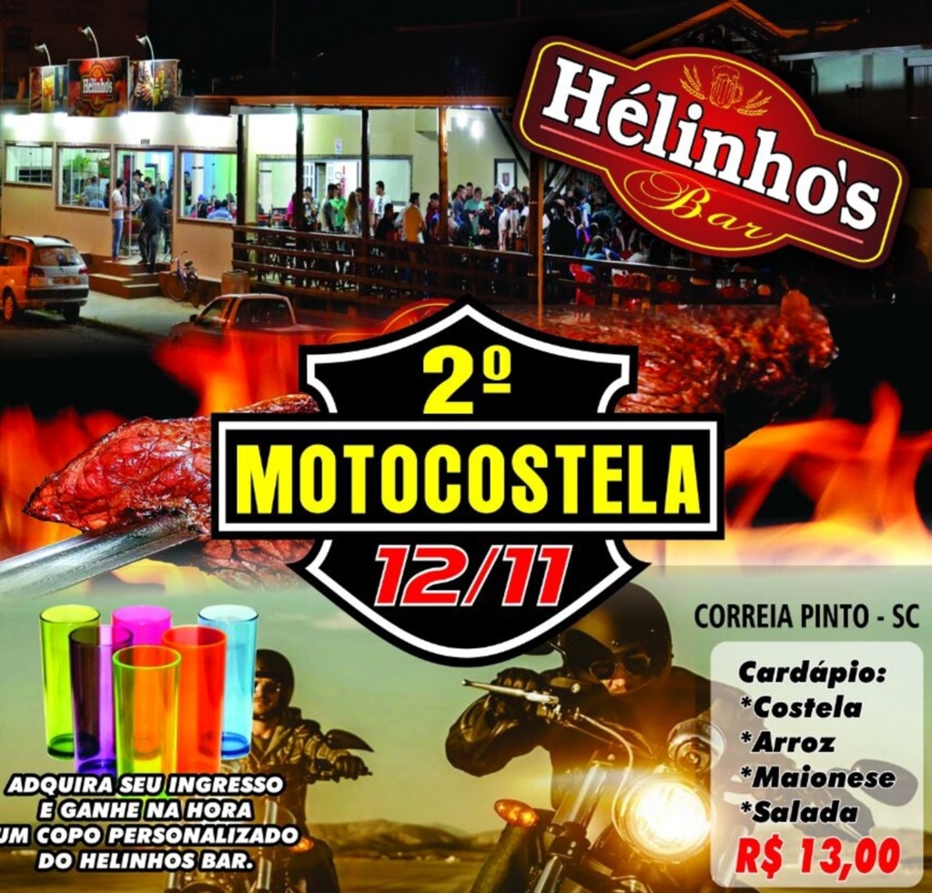 2º Moto Costela Helinho's Bar