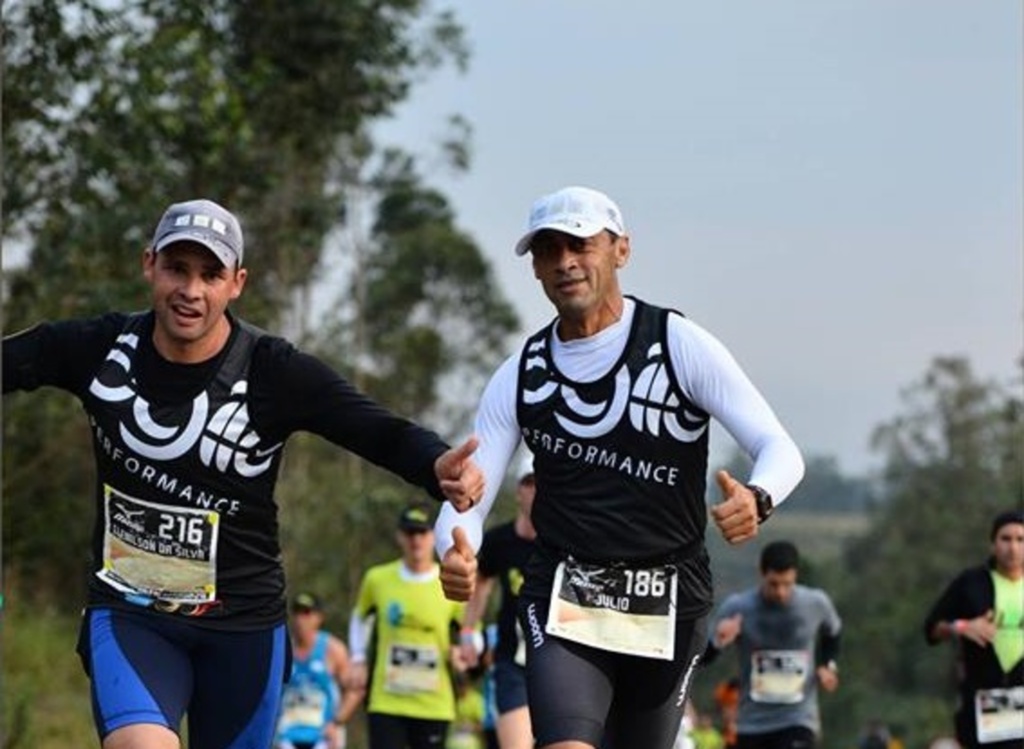 Clenilson e Júlio César se preparam para maratona de Porto Alegre