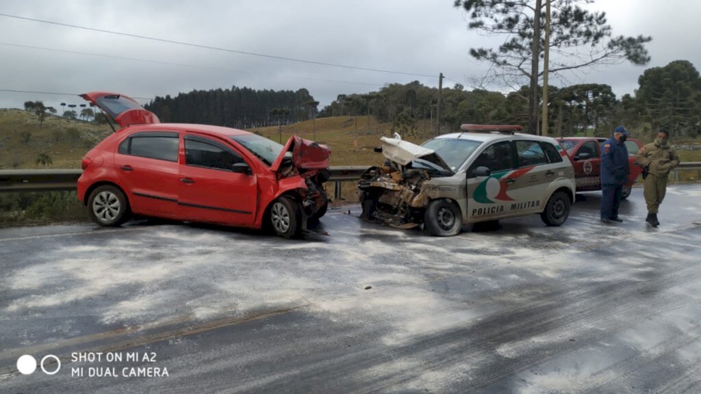 Policial militar morre em acidente de trânsito, em Anita Garibaldi