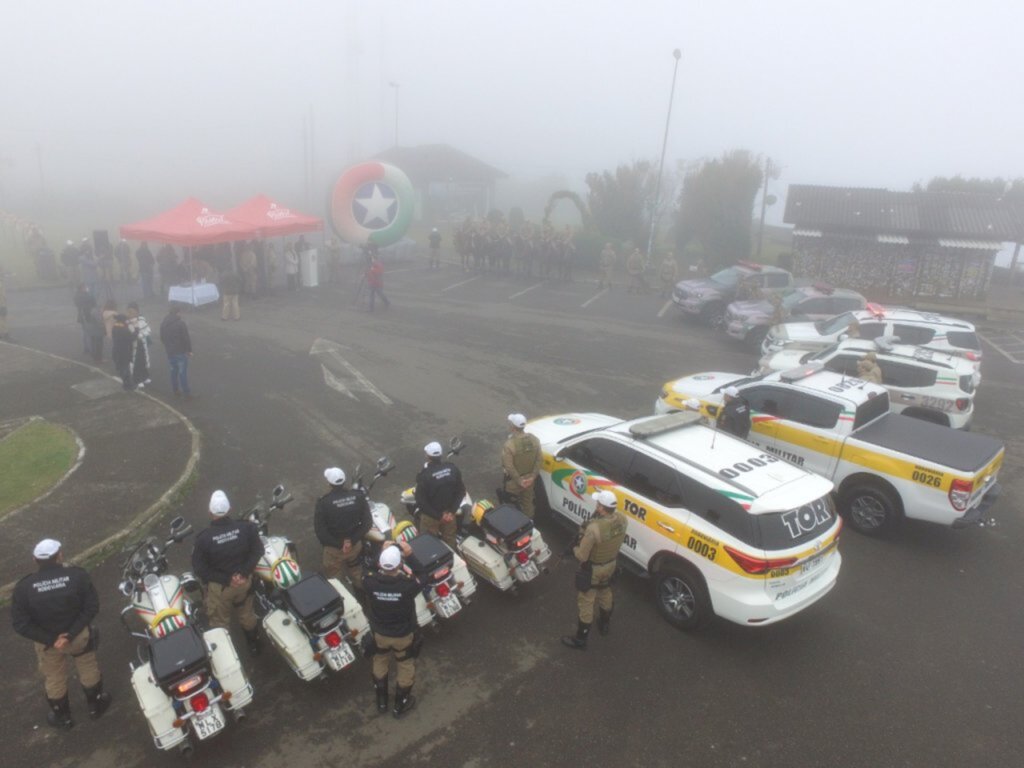 Polícia Militar lança Operação Inverno 2021, no Mirante da Serra do Rio do Rastro