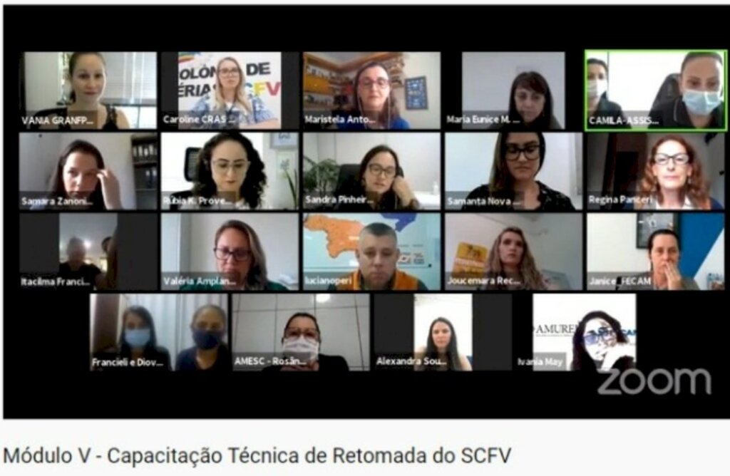 Equipe do CRAS participa de capacitação para retomada de serviços