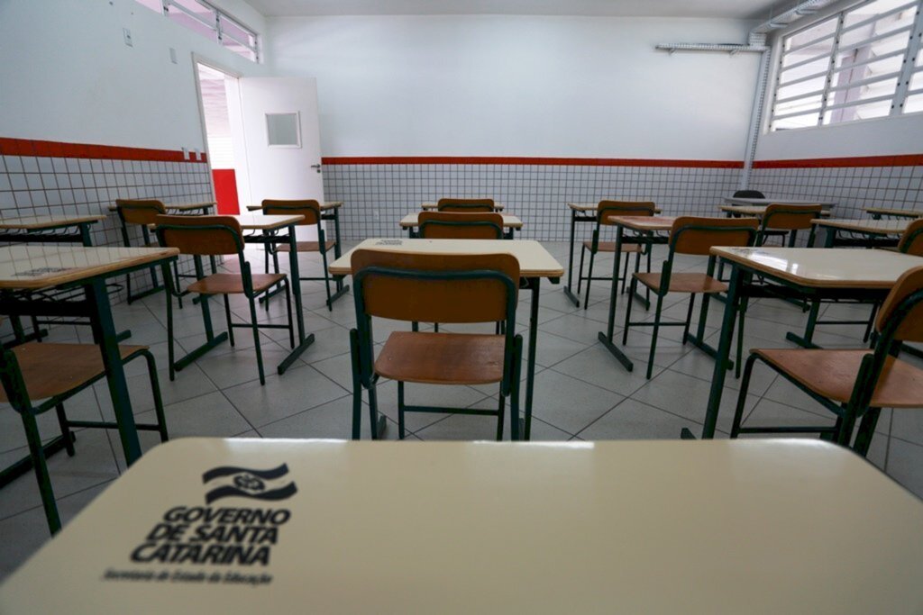 Secom / Divulgação - Escolas estaduais e municipais estão vazias desde a suspensão das aulas, em março