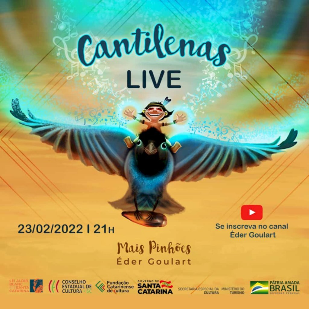 Cantilenas Show será apresentada em live pelo cantor Éder Goulart