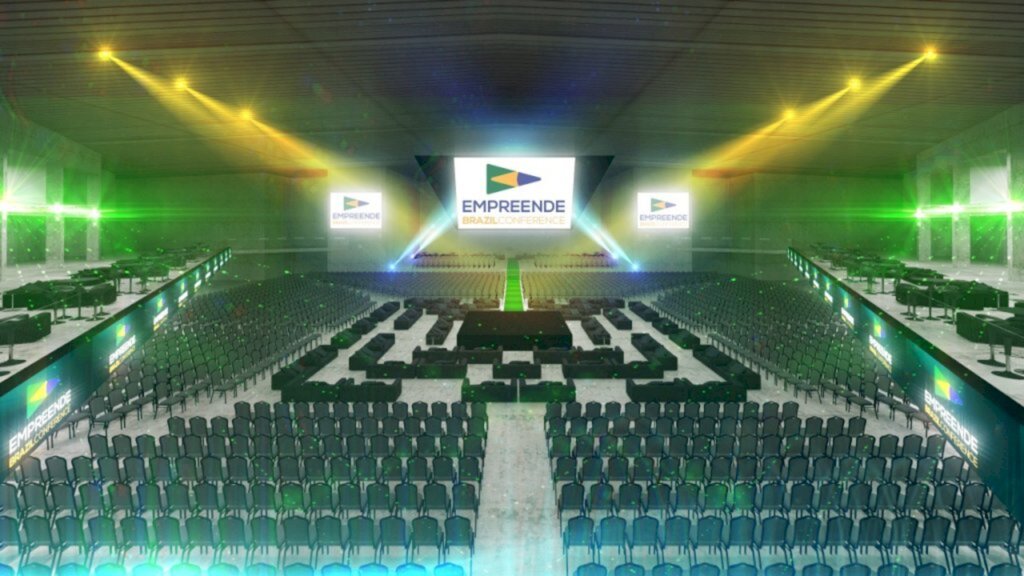  - Projeção da Arena Hard Rock para o evento em 2022