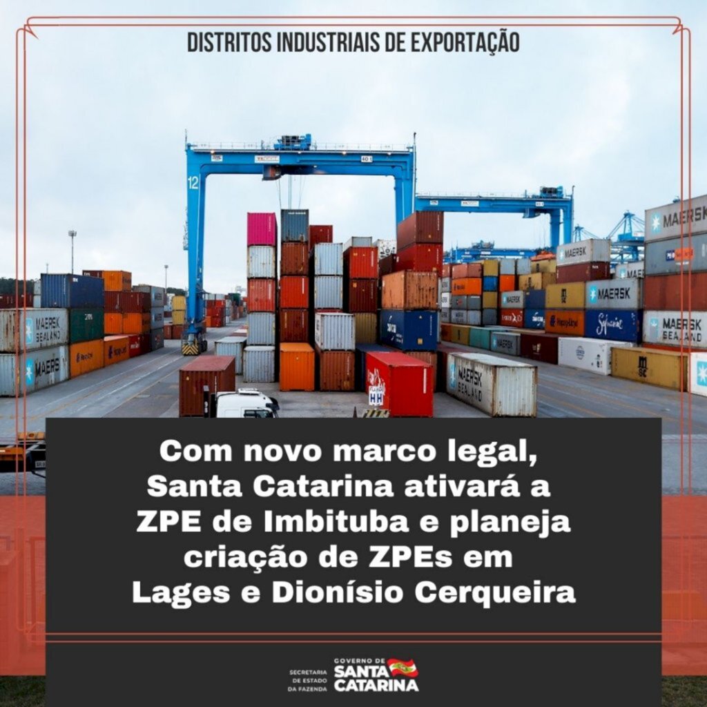 Projeto do Governo do Estado prevê três grandes distritos industriais de exportação