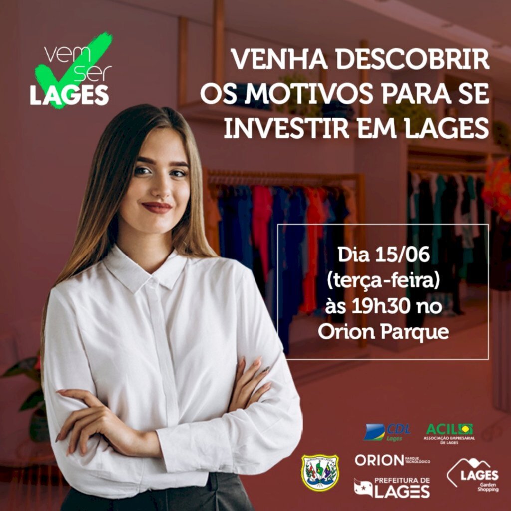 Evento apresentará potencialidades de Lages a novos empreendedores