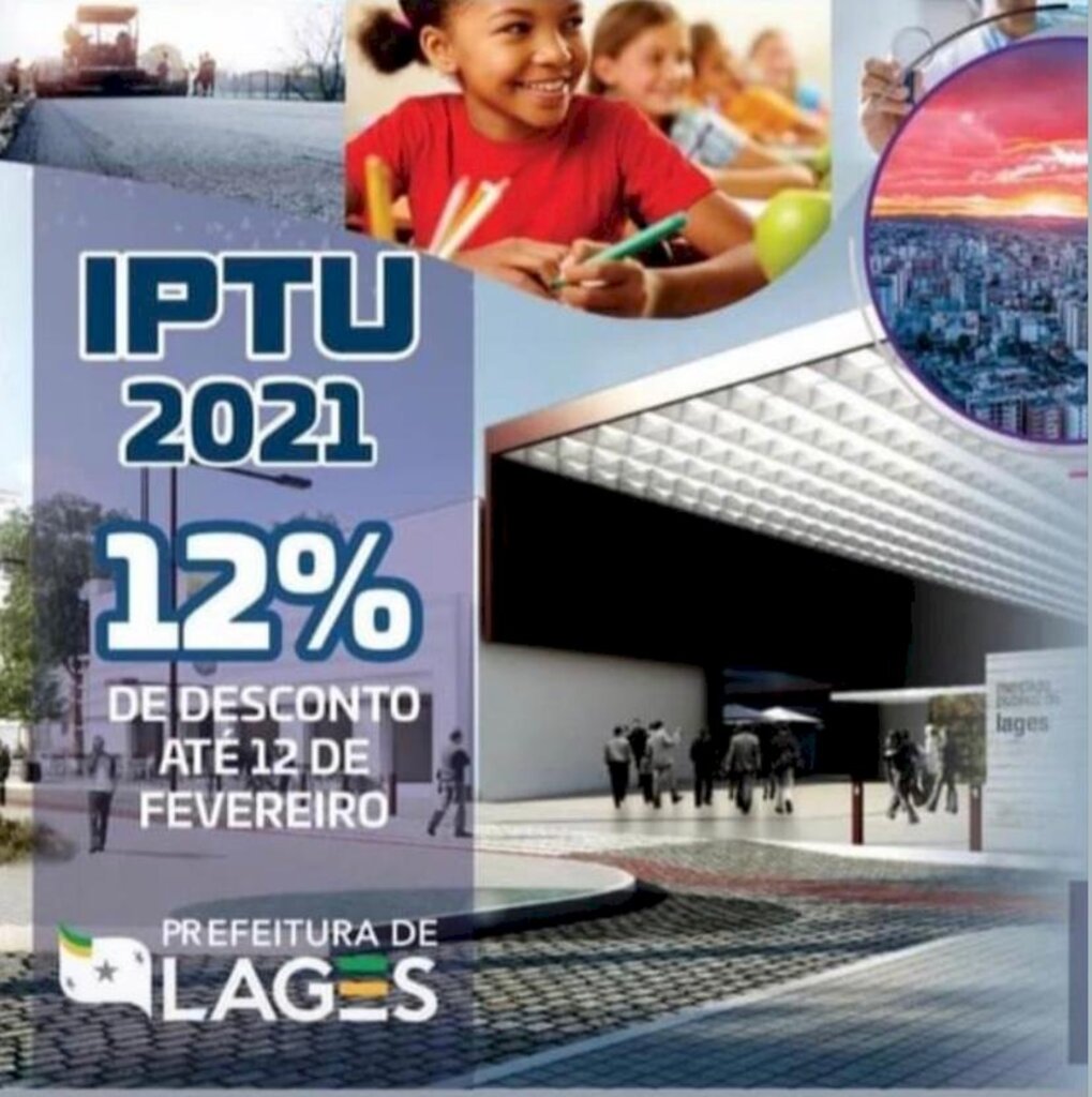 Contribuintes que pagarem o IPTU em cota única terão 12% de desconto