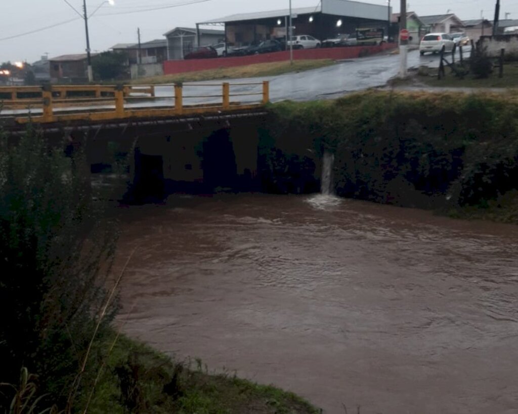 Defesa Civil Municipal monitora nível de água dos rios de Lages devido às chuvas