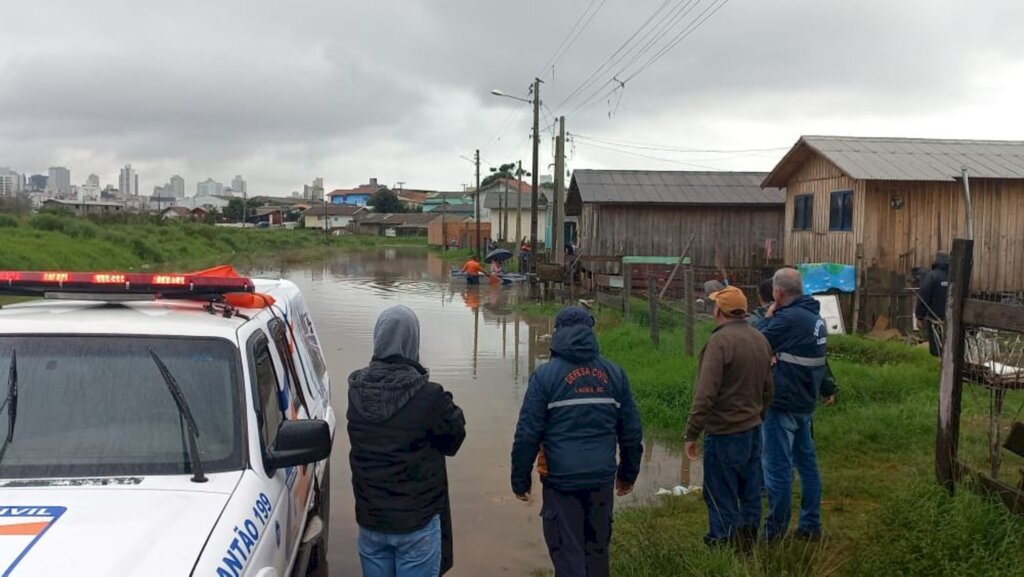 Prefeitura de Lages abre três abrigos devido às chuvas volumosas dos últimos dias