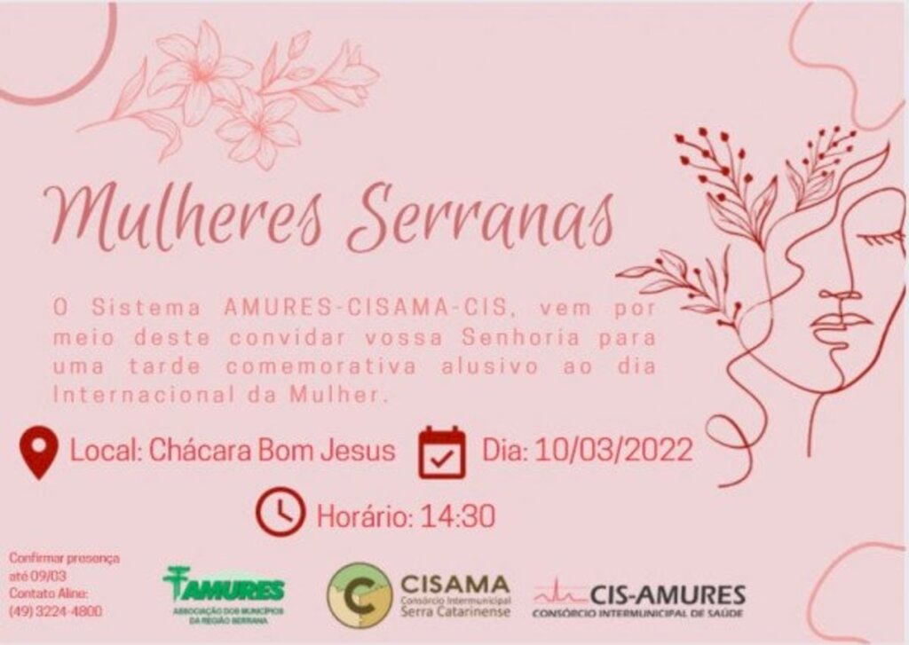 Encontro regional da Mulher Serrana nesta quinta-feira