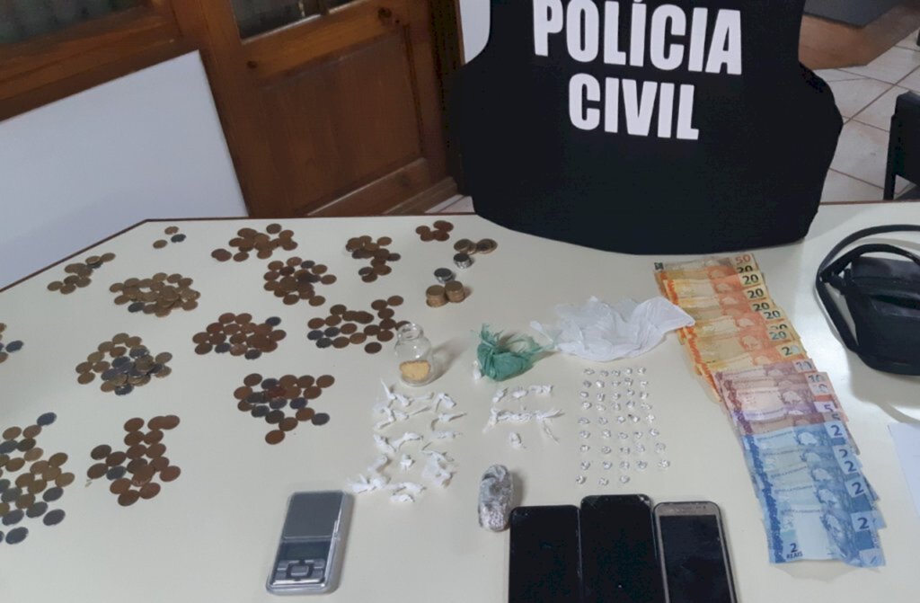 Polícia Civil investiga tentativa de homicídio e faz prisão por tráfico de drogas