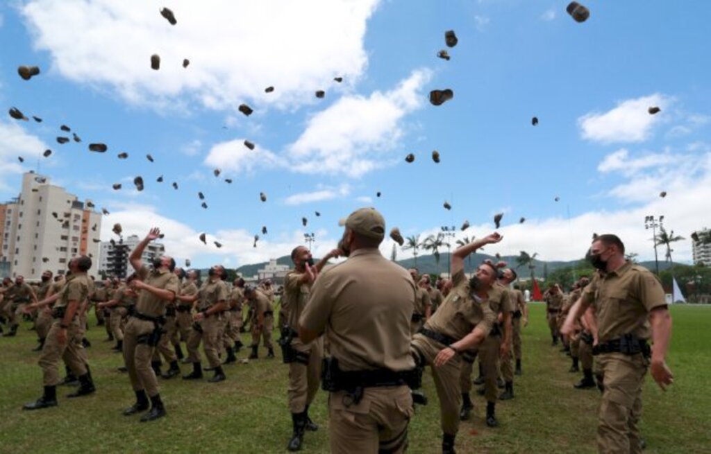 Segurança de Santa Catarina é reforçada com mais 531 novos policiais militares