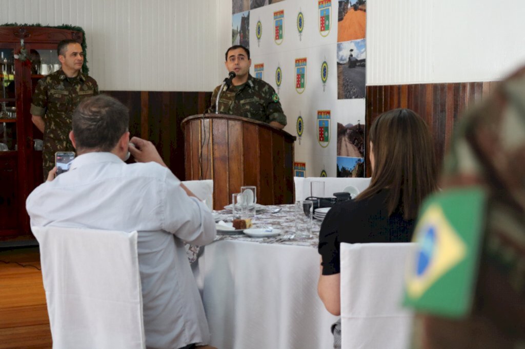 Assessoria 1º BFv - Tenente-coronel de Engenharia Paulo da Silva Nogueira