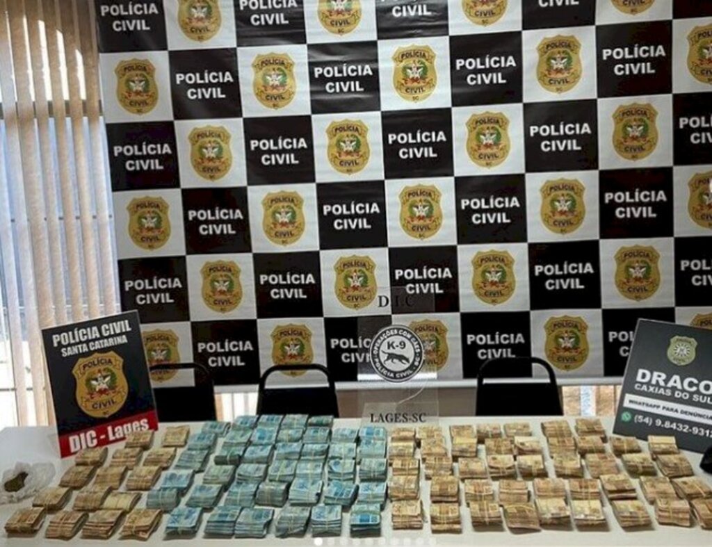 Membros de facção criminosa são presos por polícias civil catarinense e gaúcha