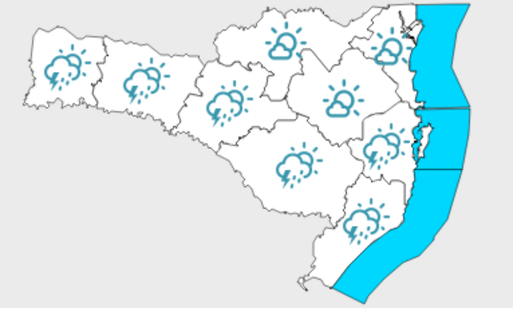 Nova frente fria avança em direção ao Estado