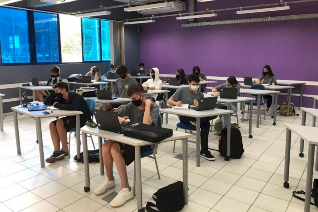 Fiesc / Divulgação - Projeto Maker, utilizado nas Escolas Sesi, a exemplo desta de Florianópolis, contribuiu para o bom desempenho dos alunos