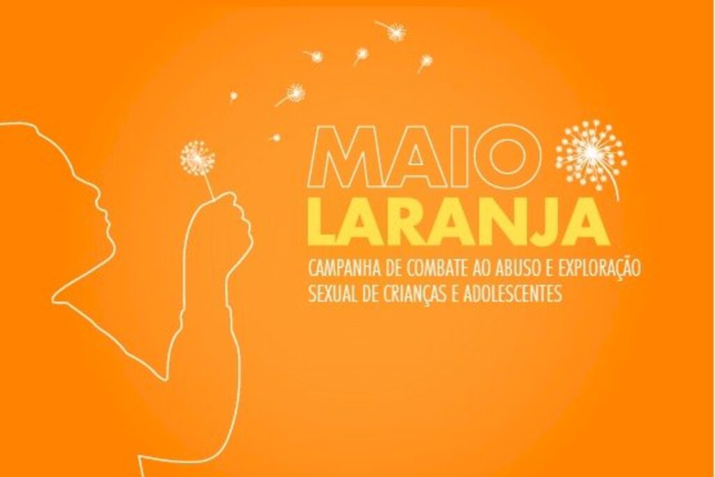 Maio Laranja no PJSC disponibiliza materiais e links de denúncia e conscientização