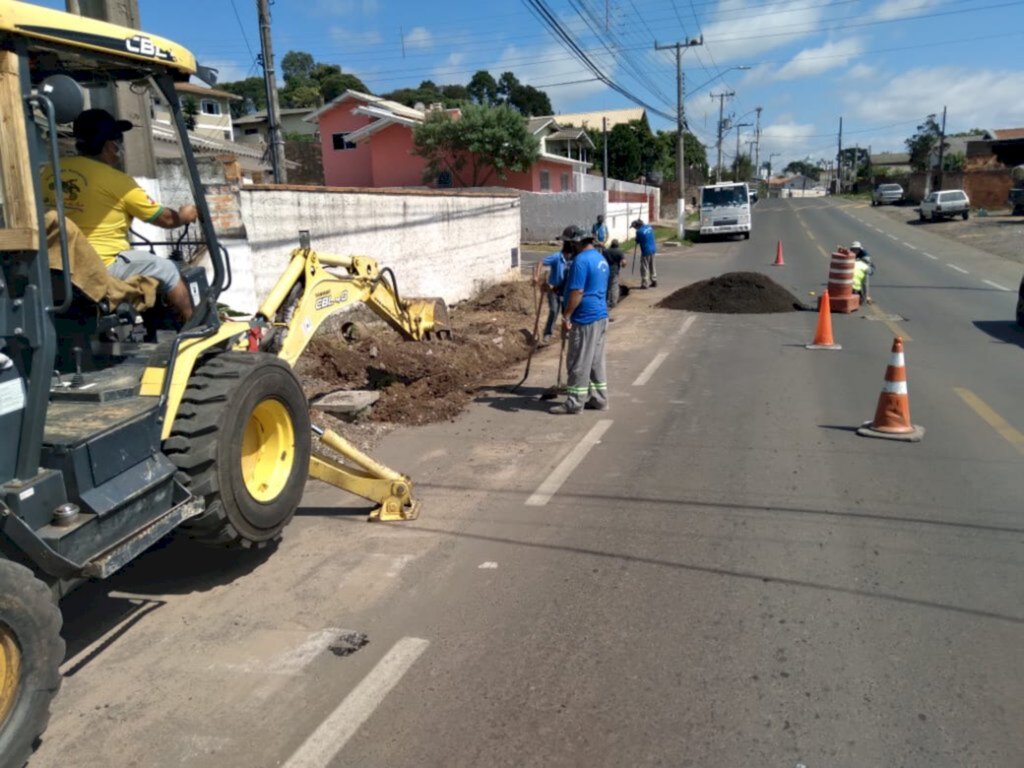 Cirilo Vieira Ramos recebe serviços complementares e de acabamentos após asfaltamento