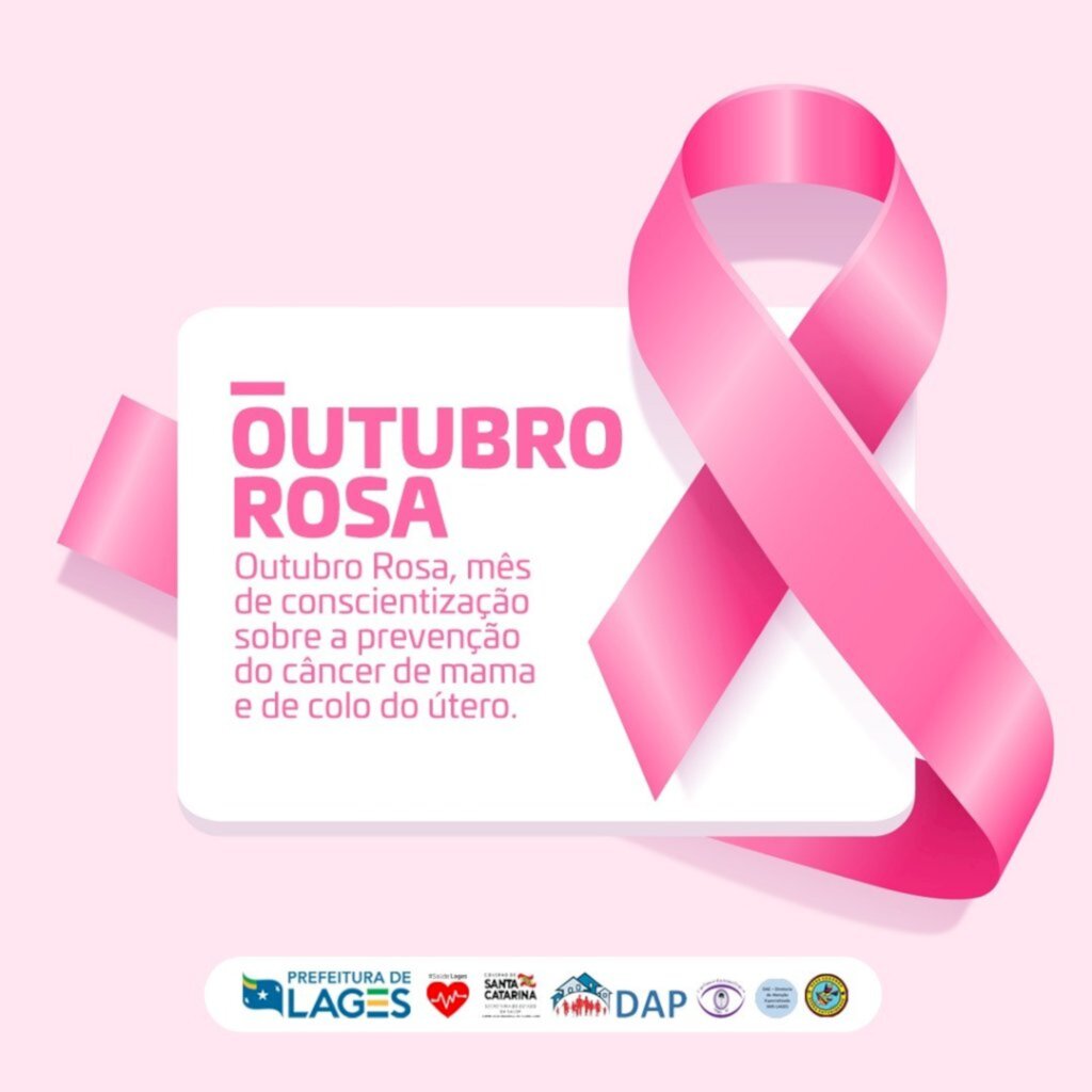 Secretaria da Saúde de Lages anuncia calendário de atividades do Outubro Rosa