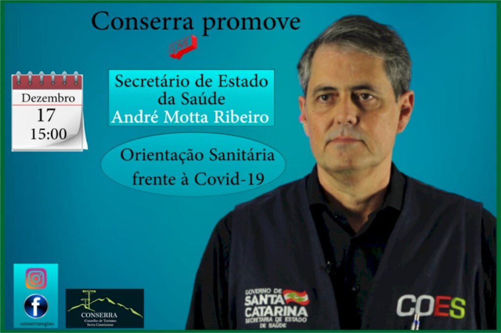 Conserra fecha o ano com live sobre Covid-19 com secretário André Motta