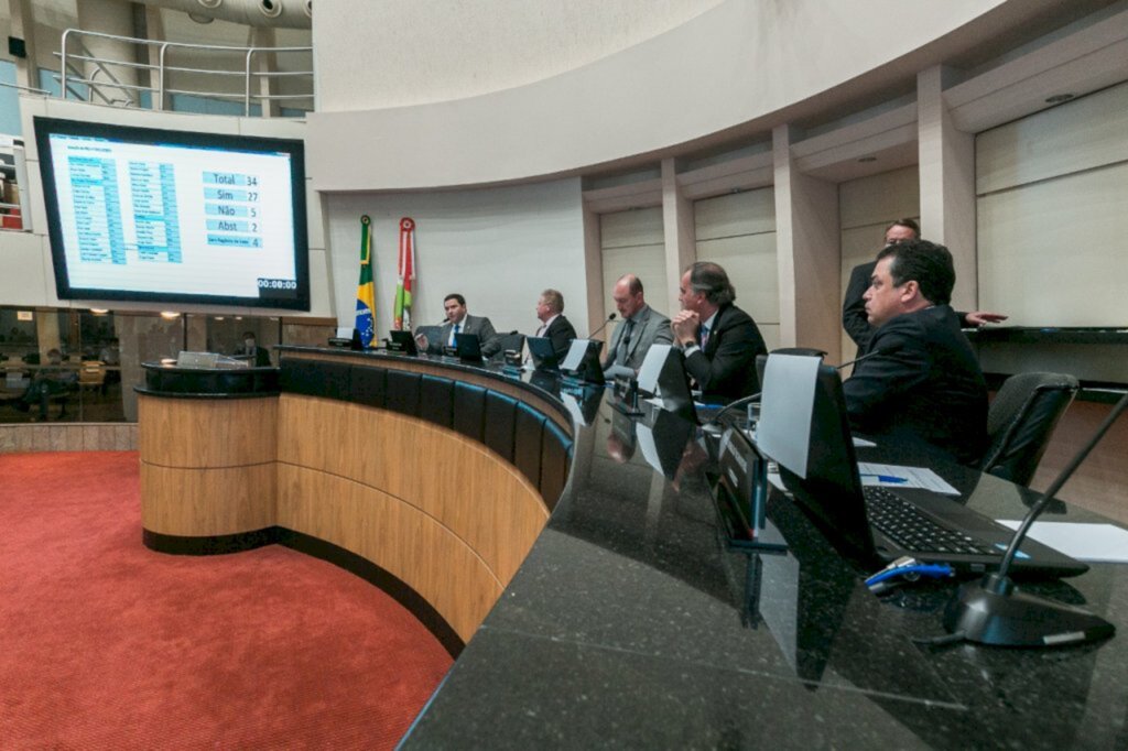 Bruno Collaço / AGÊNCIA AL - Deputados votaram na sessão desta quarta (3) o projeto de resolução que revoga a prisão de Julio Garcia