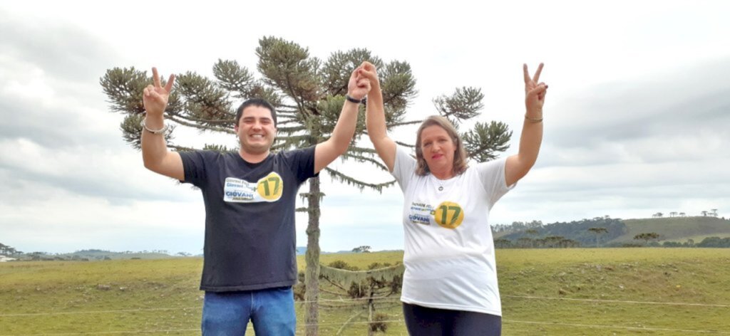 Giovani e Ana fazem o maior número de votos dos últimos anos em São Joaquim