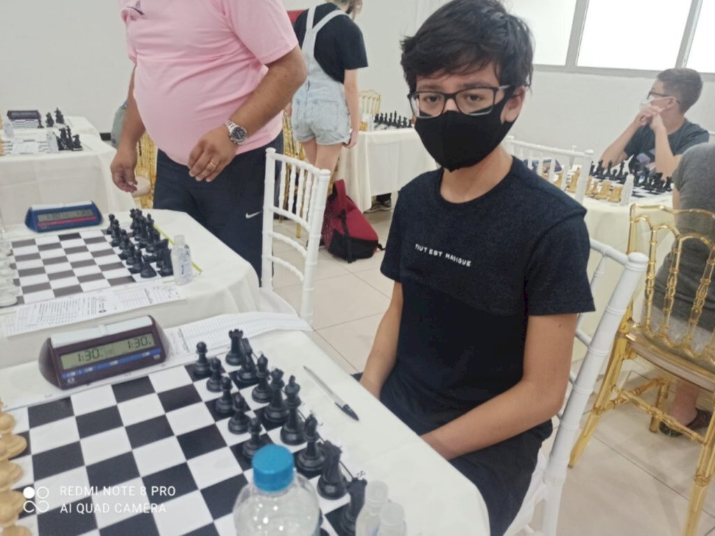 Xadrez lageano disputa I Floripa Autumn Chess 2022