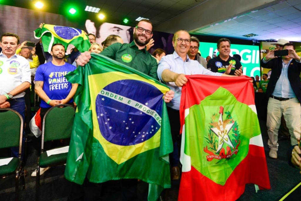 Com vídeo de apoio de Bolsonaro, Jorginho Mello é confirmado candidato do PL ao governo de SC