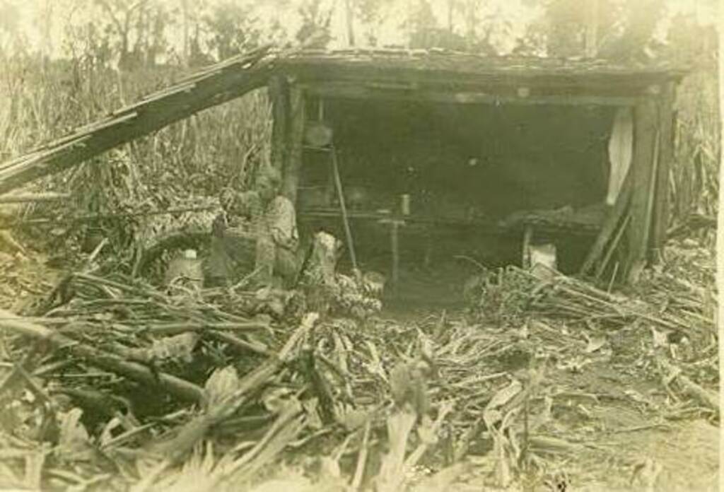 Primeiro rancho de São João do Oeste, em 1934