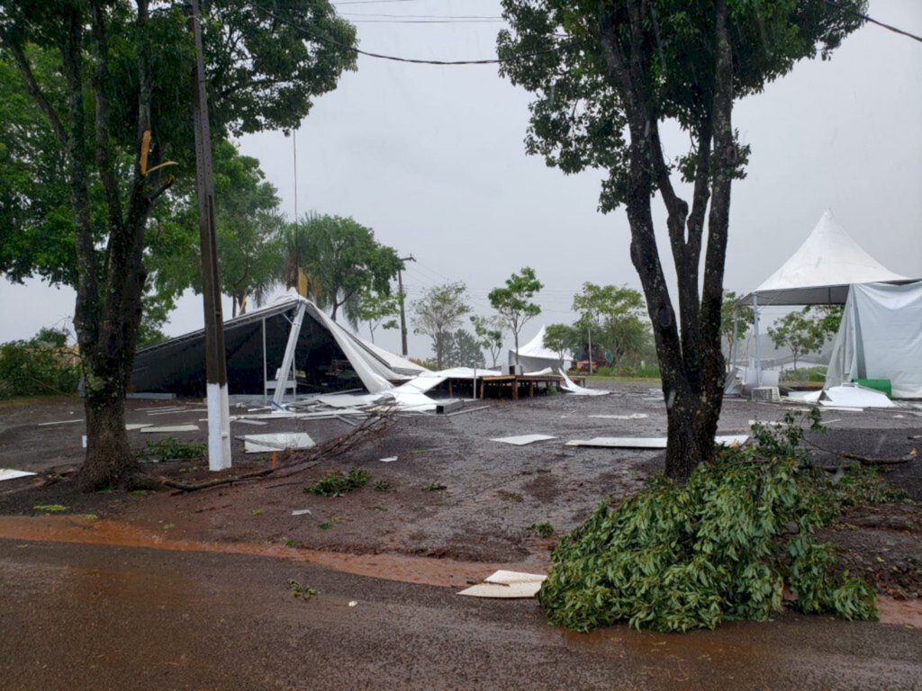 Temporal é registrado no município de Pinhalzinho