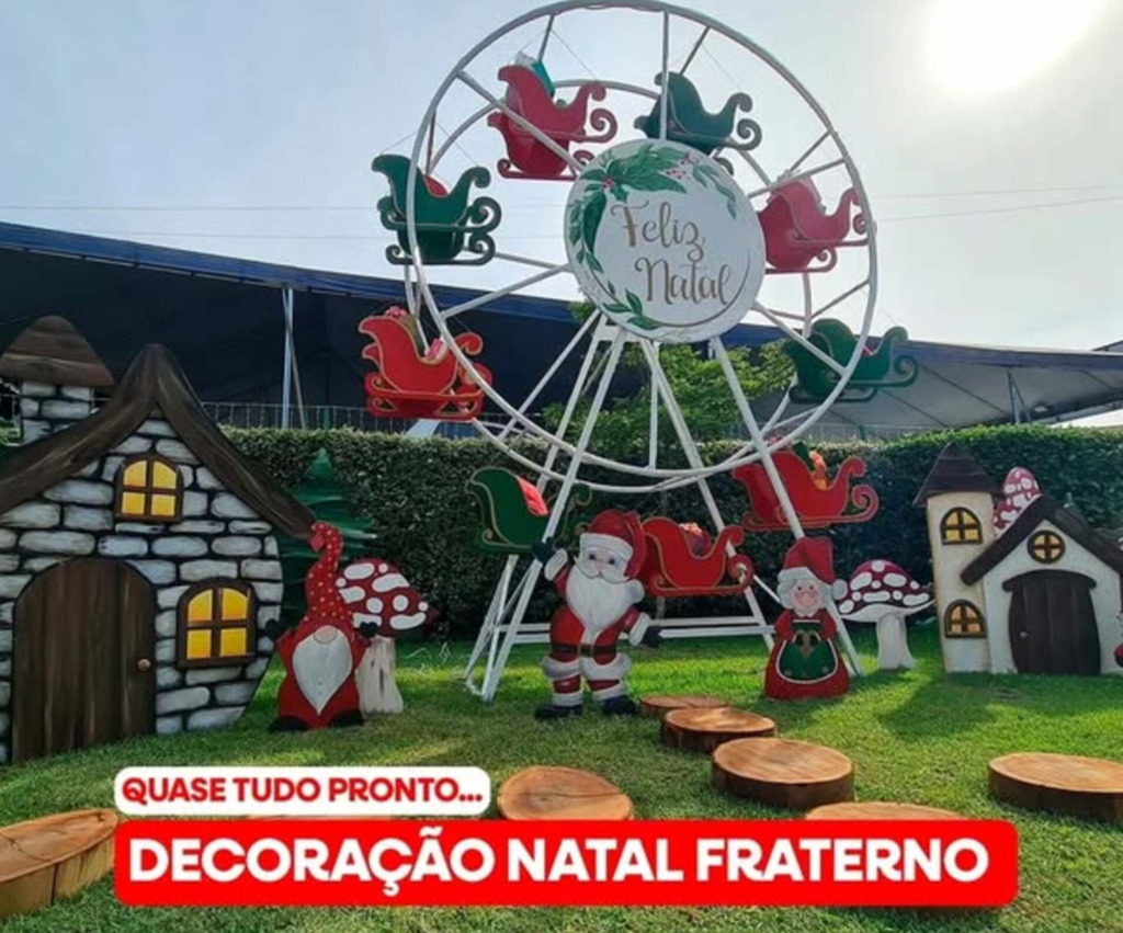 Salete se prepara para a abertura do Natal Fraterno neste sábado