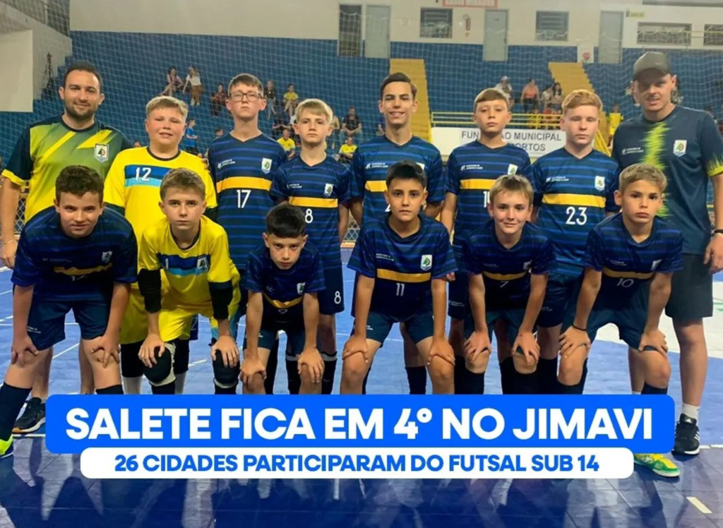 Salete Conquista 4º Lugar no JIMAVI 2024 de Futsal Sub-14