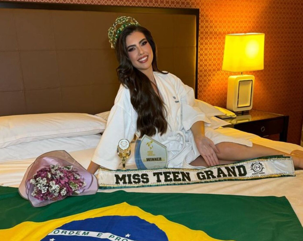 Catarinense conquista o título de Miss Teen Grand 2024 no Peru