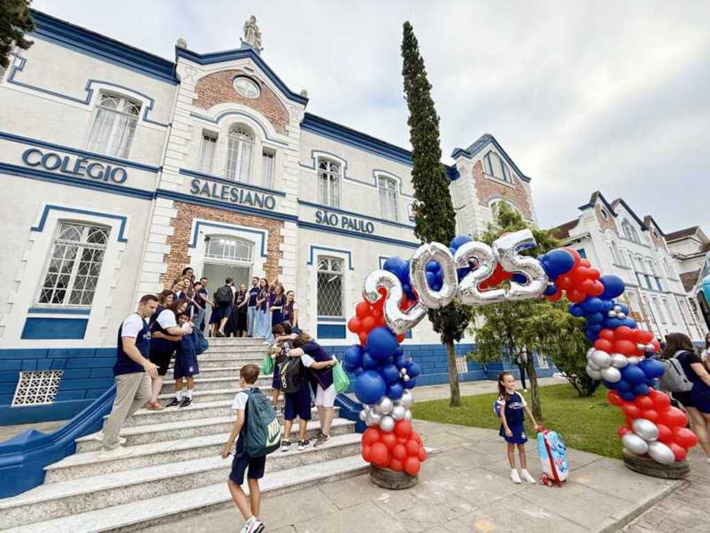 Colégio Salesiano São Paulo inicia 2025 com entusiasmo, acolhendo alunos de diversas cidades do Vale do Itajaí