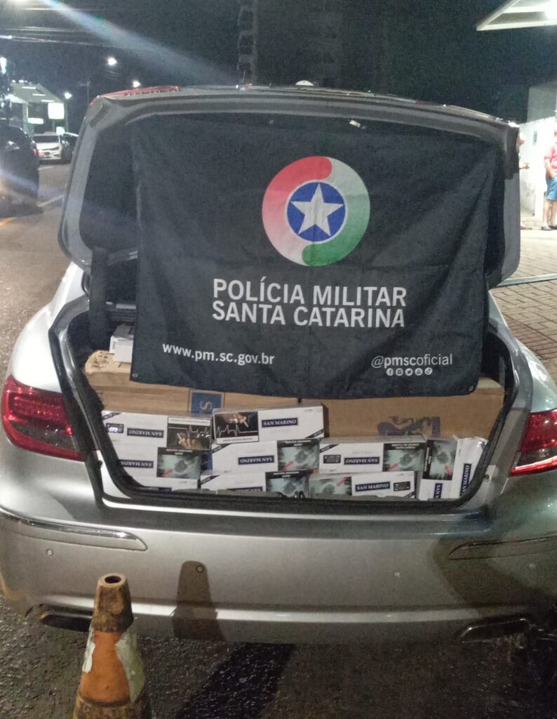 Polícia apreende quase R$ 140 mil em cigarros contrabandeados no Extremo-Oeste