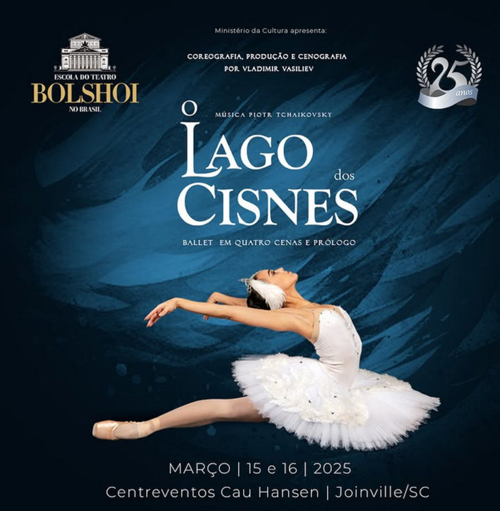 Escola de Teatro Bolshoi comemora 25 anos com estreia do clássico Lago dos Cisnes