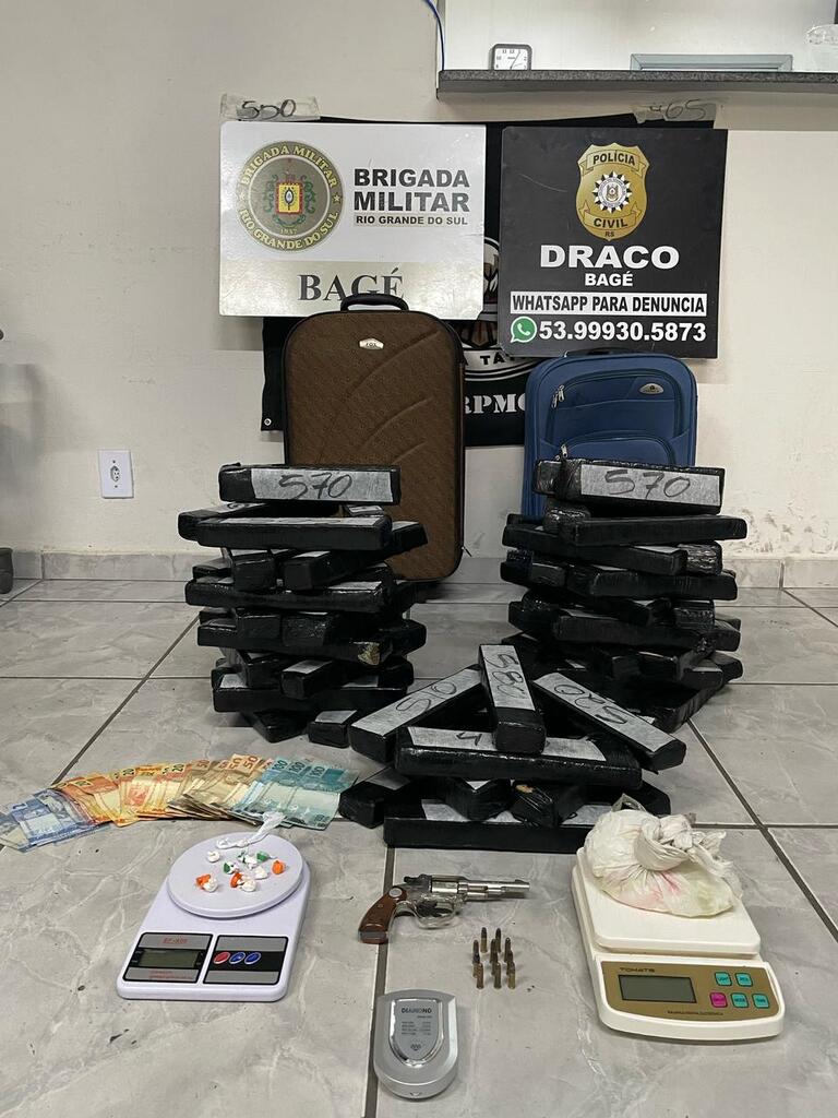 DRACO - Ação policial aconteceu em Bagé e Candiota