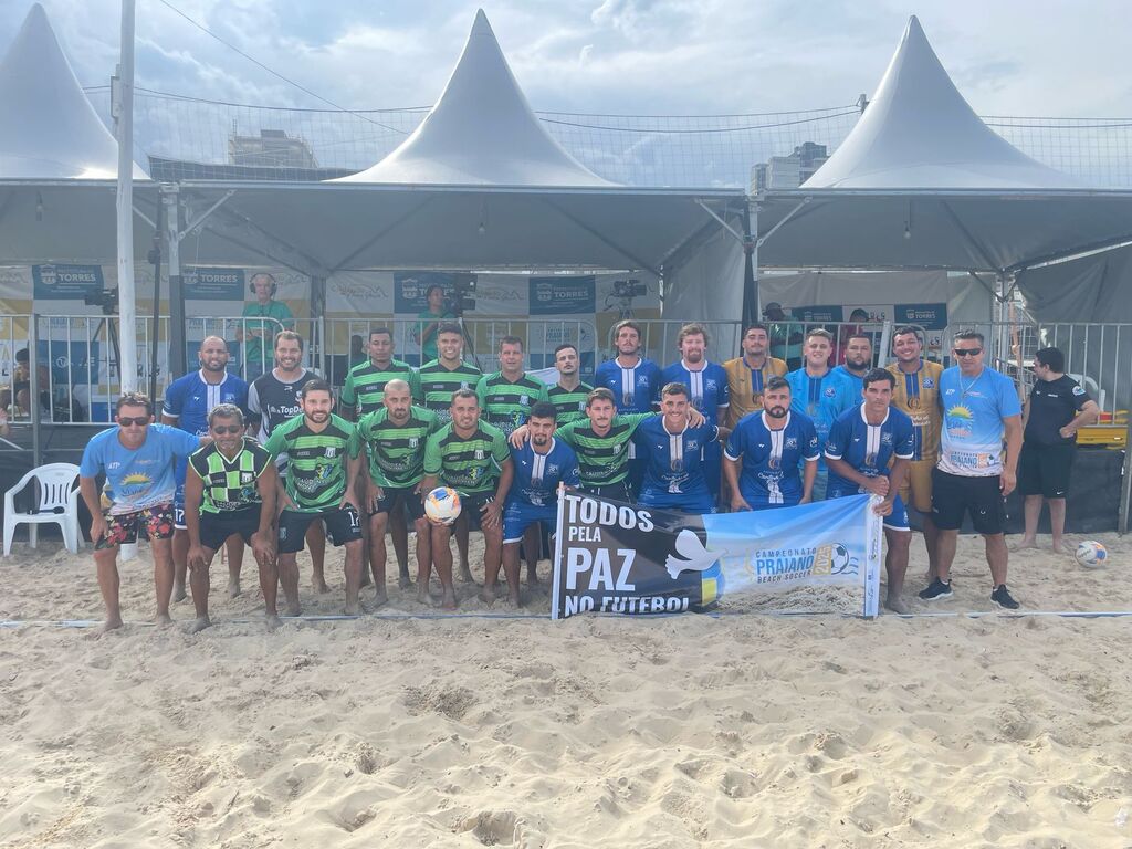 4ª RODADA DO PRAIANO BEACH SOCCER MOVIMENTA TORRES COM JOGOS EMOCIONANTES NO FIM DE SEMANA