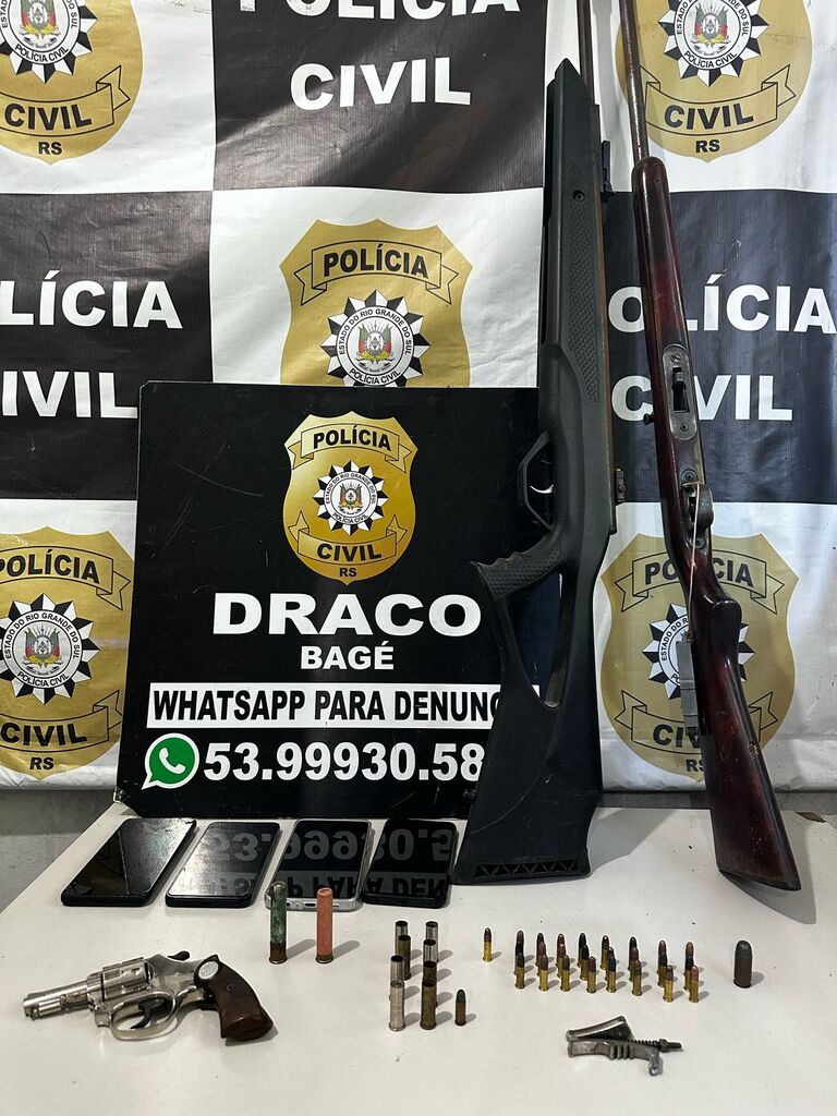 Draco apreende arma de calibre restrito no Passo das Pedras