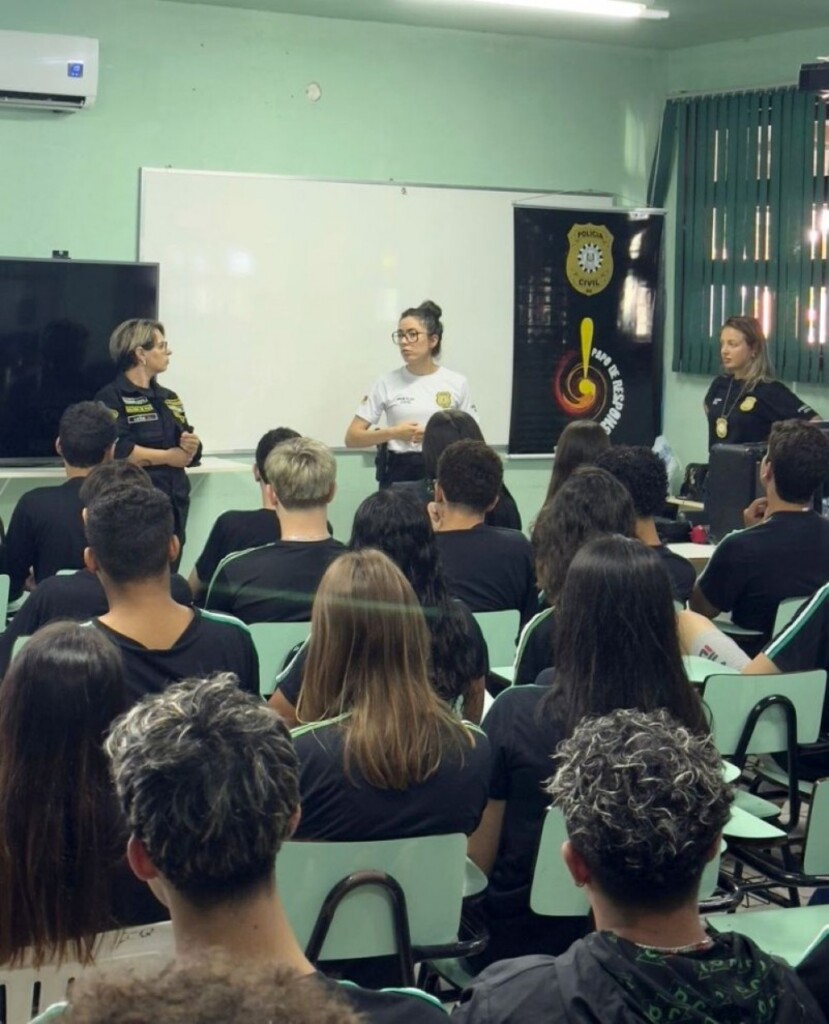 Polícia Civil aborda temas como bullying e prevenção às drogas