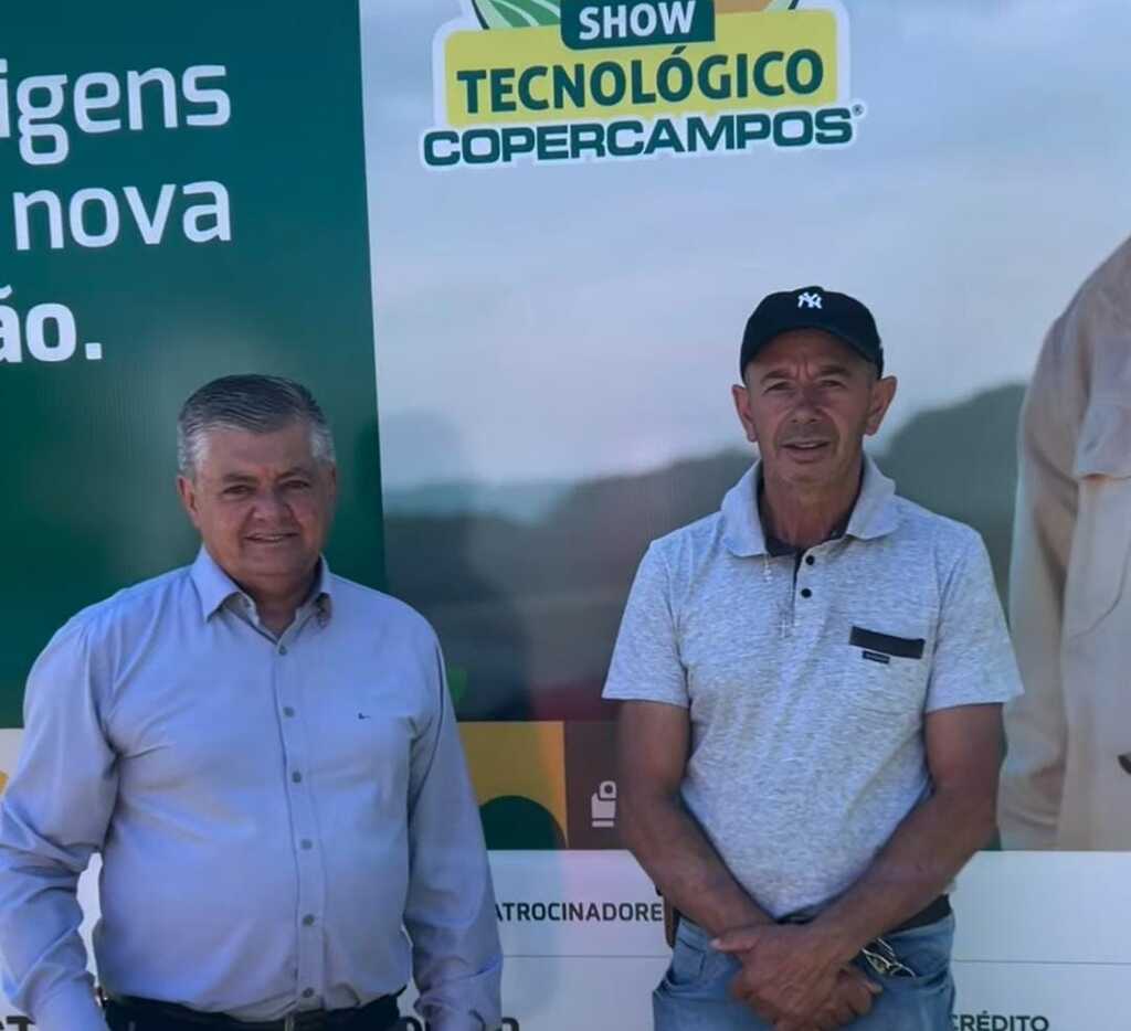 Prefeito Adelar De Morais e Secretário de Agricultura prestigiam 29ª edição do Show Tecnológico da Copercampos