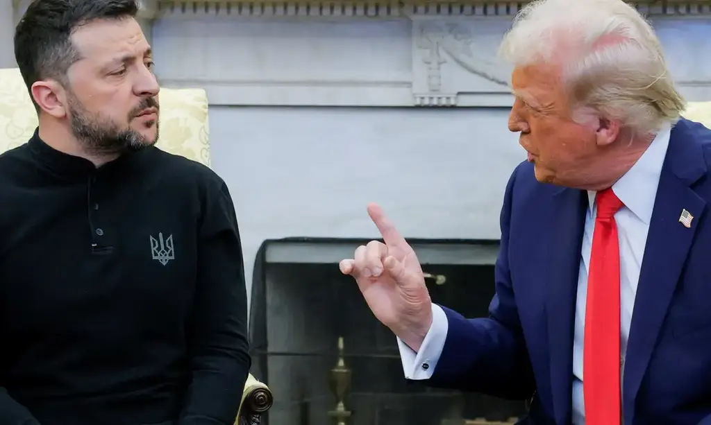 Trump repreende Zelensky: “você está sendo desrespeitoso com os EUA”