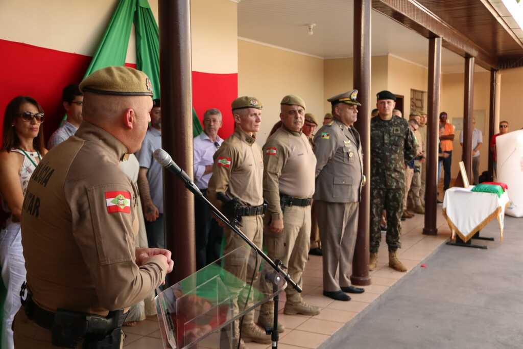 Solenidade Militar marca os 34 anos do 11º BPM/Fron em São Miguel do Oeste